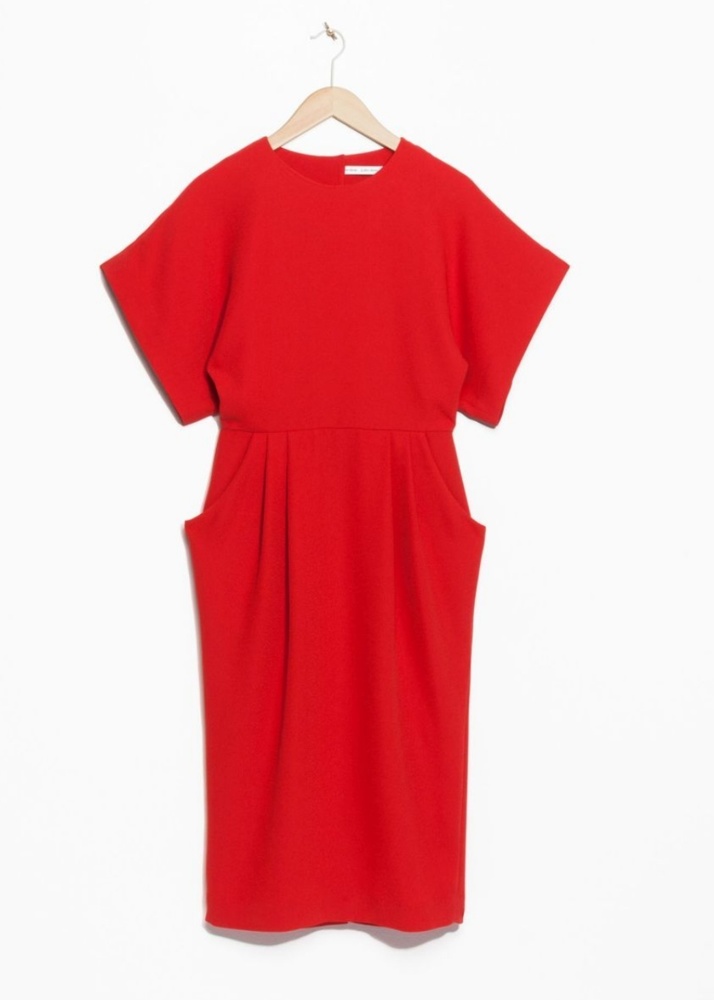 & Other Stories Elegant Red Dress